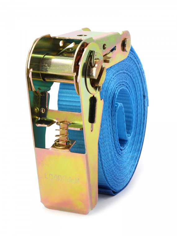 Стяжка груза (2х25) 5м. 2т. с замком, 2 крючка 