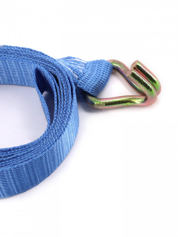 Стяжка груза (2х25) 2,5м. 2т. с замком, 2 крючка 