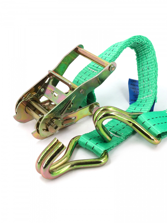 Стяжка груза (2х35) 6м. 3т. с замком, 2 крючка 