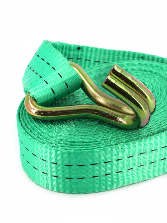 Стяжка груза (2х35) 6м. 3т. с замком, 2 крючка 