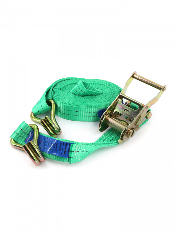 Стяжка груза (2х35) 6м. 3т. с замком, 2 крючка 