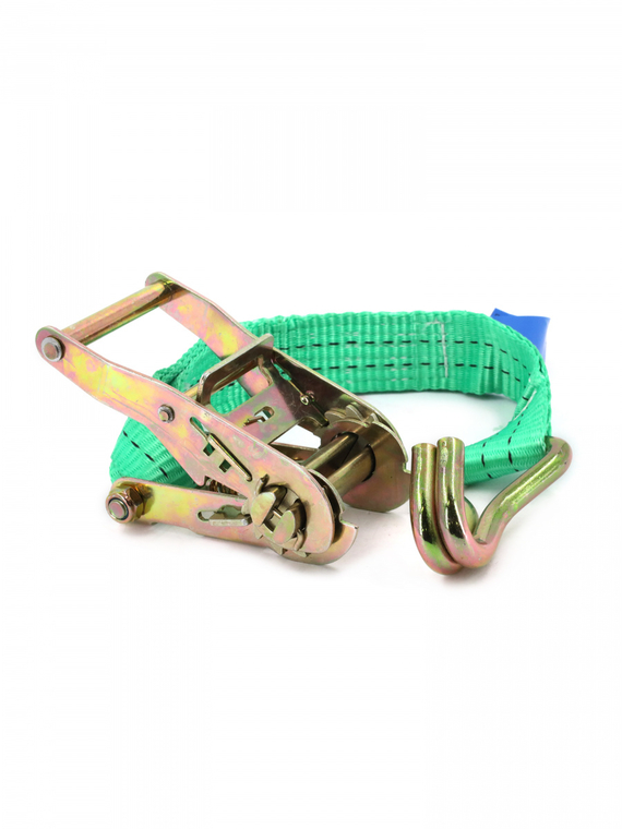 Стяжка груза (2х35) 6м. 3т. с замком, 2 крючка 