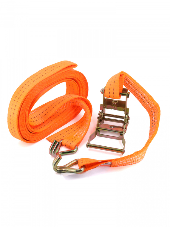 Стяжка груза (2х35) 8м. 3т. с замком, 2 крючка 