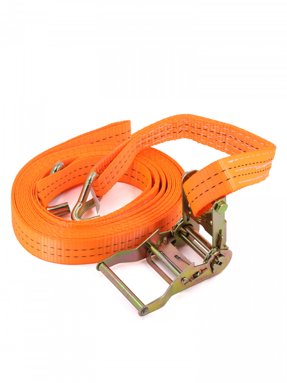 Стяжка груза (2х35) 8м. 3т. с замком, 2 крючка 