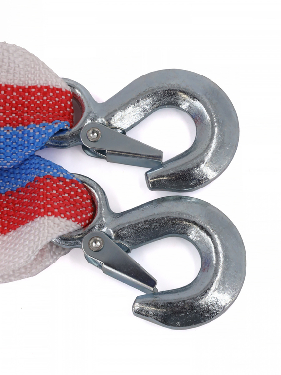 Трос буксировочный лента (4 м 5 т.) крюк/крюк 