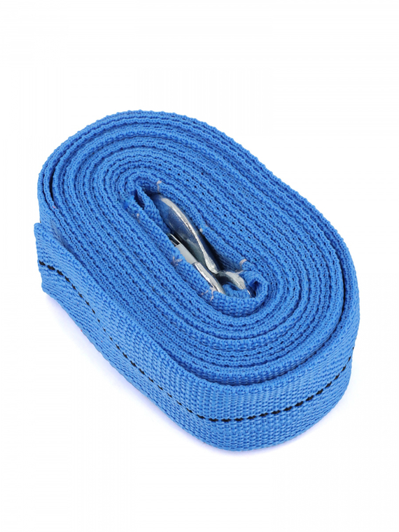 Трос буксировочный лента (6 м 7 т.) крюк/крюк 