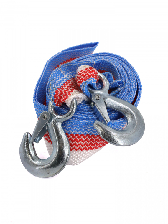 Трос буксировочный лента (5 м 3,5 т.) крюк/крюк 