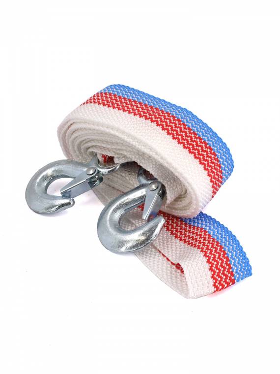 Трос буксировочный лента (5 м 3,5 т.) крюк/крюк 