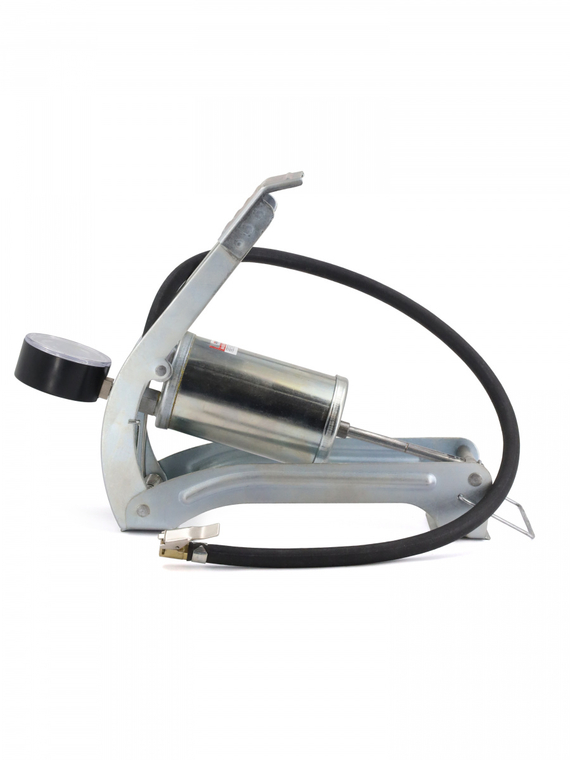 Насос ножной с манометром гальванированный 