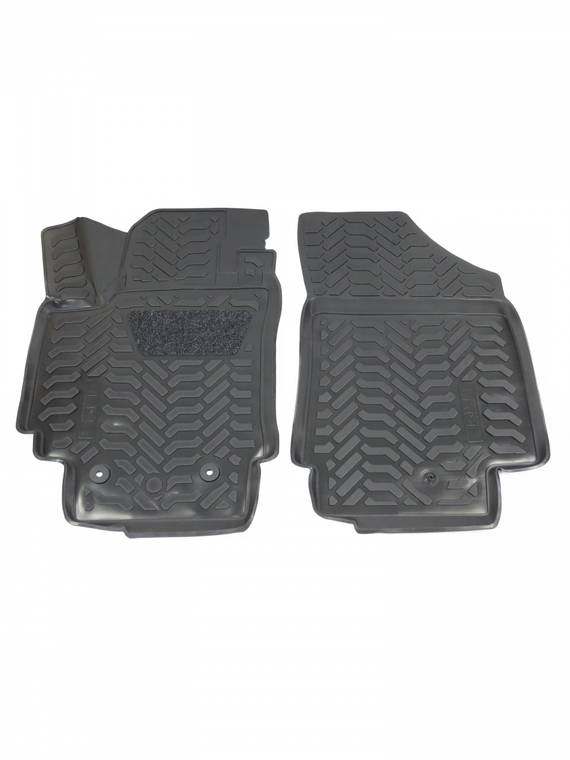 Коврики внутрисалонные Hyundai Creta (2016-) кт.(3D с подпятником) (крепеж) (полиуретан) 