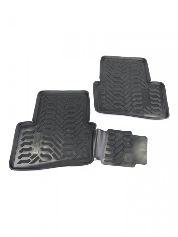 Коврики внутрисалонные Hyundai Creta (2016-) кт.(3D с подпятником) (крепеж) (полиуретан) 