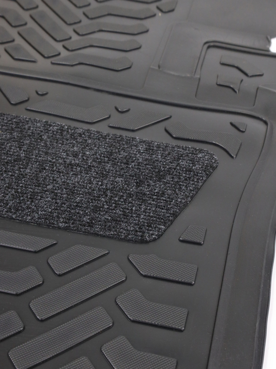 Коврики внутрисалонные Hyundai Creta (2016-) кт.(3D с подпятником) (крепеж) (полиуретан) 