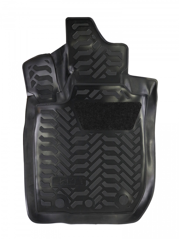 Коврики внутрисалонные Renault Logan I (2006-2014) кт.(3D с подпятн) (крепеж) (полиуретан) 