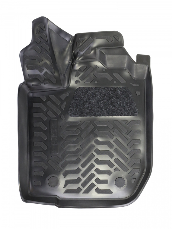 Коврики внутрисалонные Renault Logan II (2014-) кт. (3D с подпятн) (крепеж) (полиуретан) 