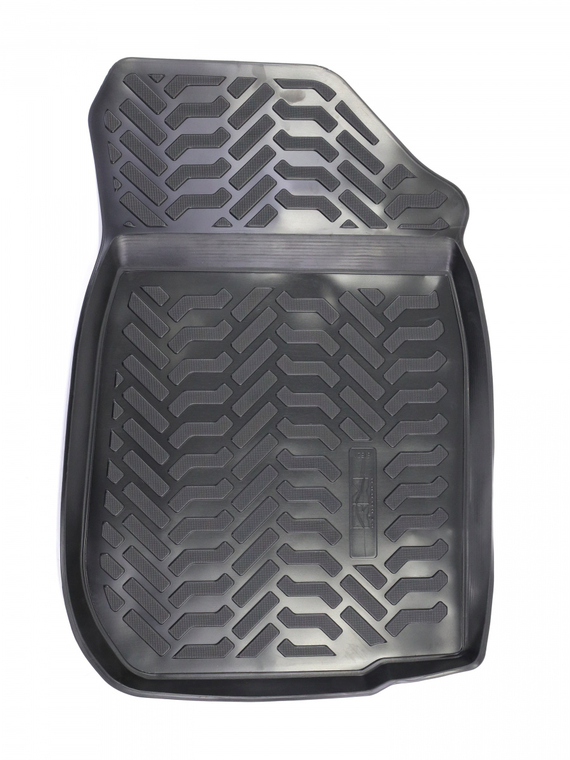 Коврики внутрисалонные Renault Logan II (2014-) кт. (3D с подпятн) (крепеж) (полиуретан) 