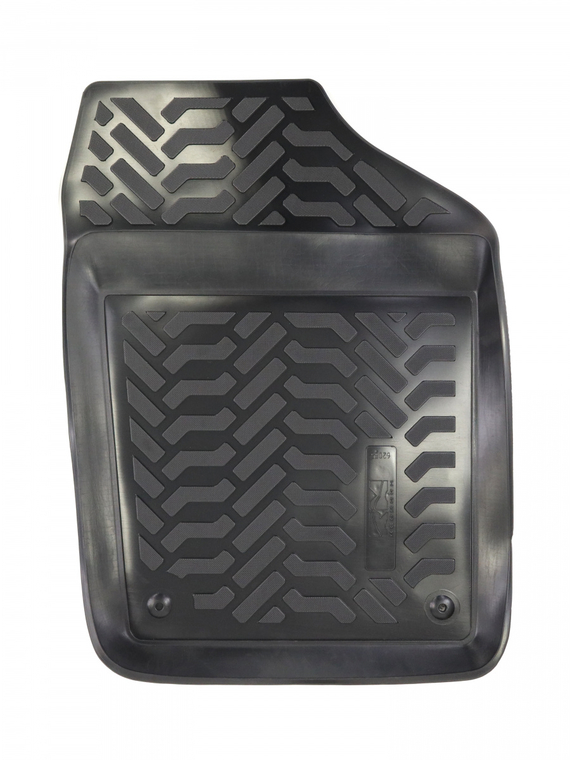 Коврики внутрисалонные VW Polo SD (2010-20) кт. (3D с подпятником) (крепеж) (полиуретан) 