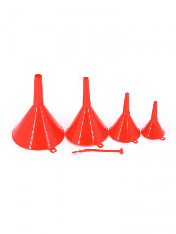 Воронка (пластмассовая кт. 4 шт.) (D50, 75, 95 и 115 мм) 