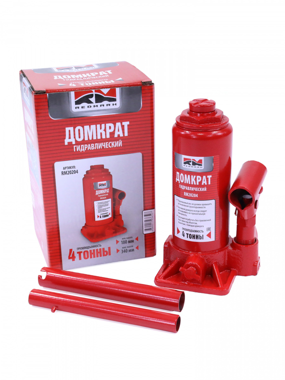 Домкрат гидравлический 4т.(высота мин/макс 180/340мм) 