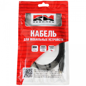 Кабель micro USB 2.0 (1м) (текстиль) REDMARK