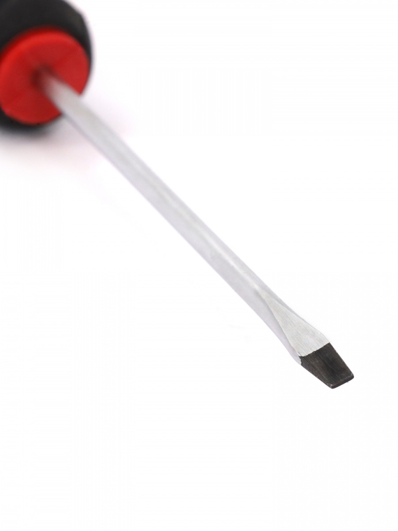 Отвертка шлицевая 3х75 мм c двухкомпонентной рукояткой 