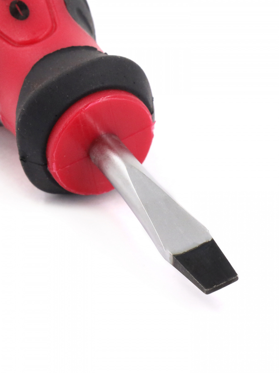 Отвертка шлицевая 6,5х38 мм c двухкомпонентной рукояткой 