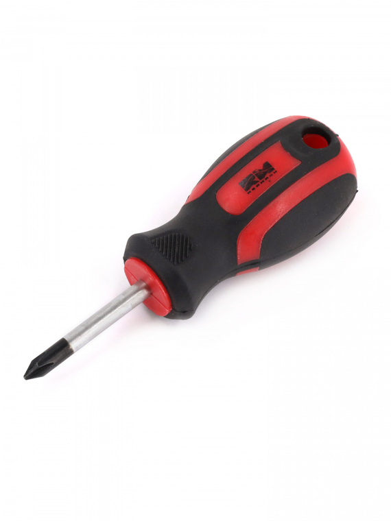 Отвертка крестовая PH1х38 мм c двухкомпонентной рукояткой 