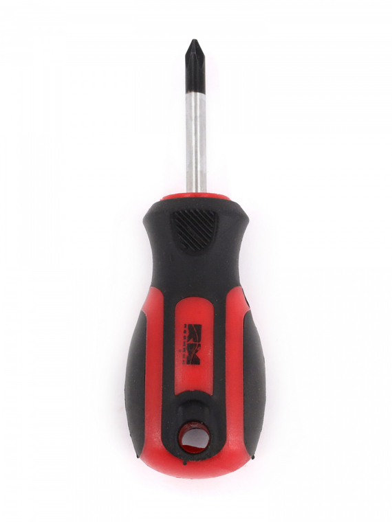 Отвертка крестовая PH1х38 мм c двухкомпонентной рукояткой 