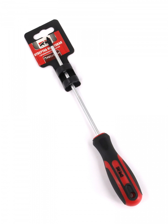 Отвертка крестовая PH1х150 мм c двухкомпонентной рукояткой 