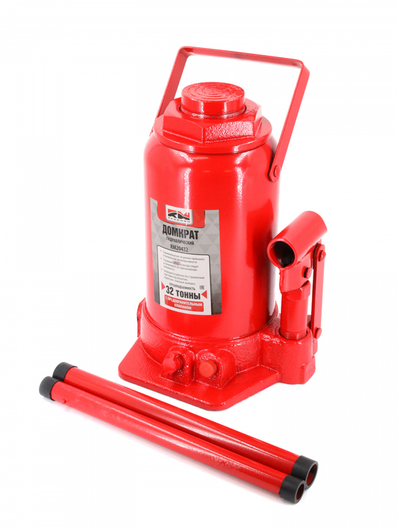 Домкрат гидравлический 32т.с перепускным клапаном (высота мин/макс 255/405мм) 