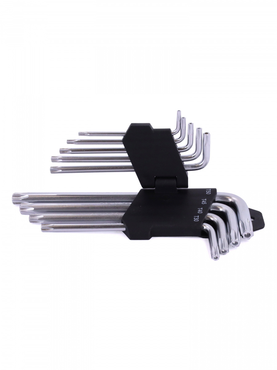 Набор ключей TORX 9 шт.(кт.) (Т10, Т15, Т20, Т25, Т27, Т30, Т40, Т45, Т50) RedMark