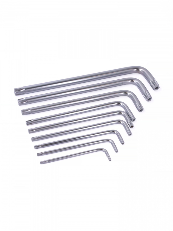 Набор ключей шестигран TORX 9шт.(кт.) (Т10, Т15, Т20, Т25, Т27, Т30, Т40, Т45, Т50) RedMark