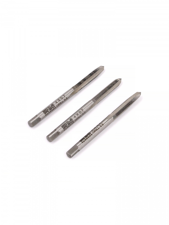 Метчики метрические M4×0,7мм (набор 3 шт. ) 