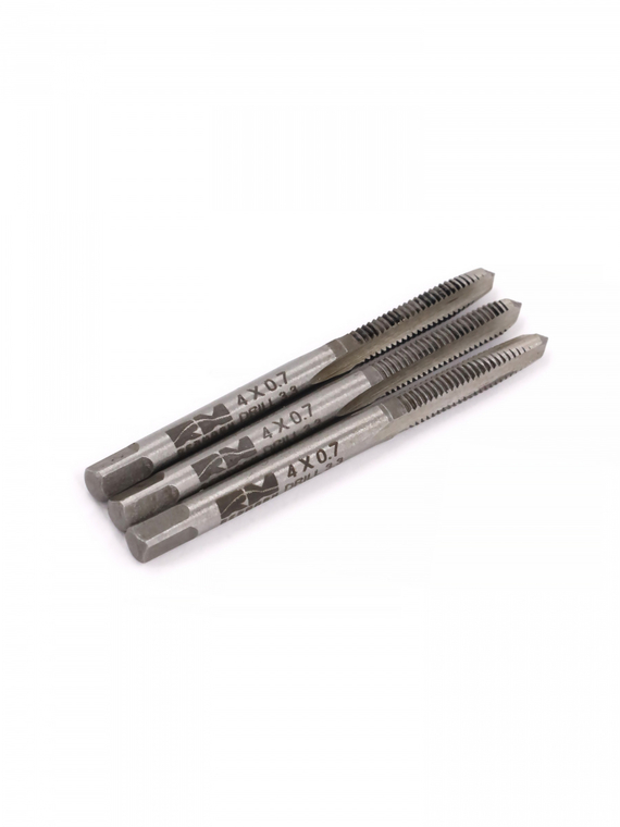 Метчики метрические M4×0,7мм (набор 3 шт. ) 