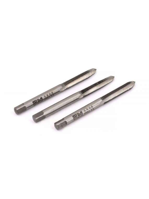 Метчики метрические M5×0,8мм (набор 3 шт. ) 