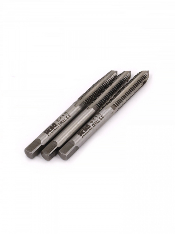 Метчики метрические M6×1,0мм (набор 3 шт. ) 