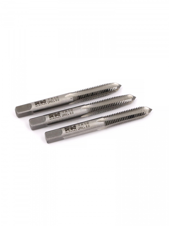 Метчики метрические M7×1,0мм (набор 3 шт. ) 