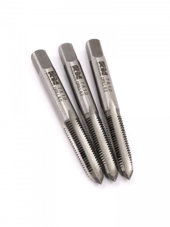 Метчики метрические M7×1,0мм (набор 3 шт. ) 