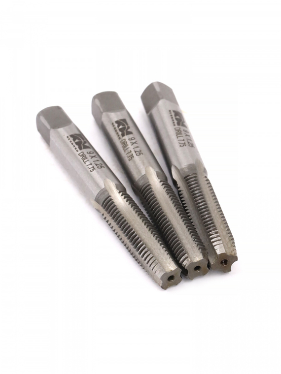 Метчики метрические M9×1,25мм (набор 3 шт. ) 