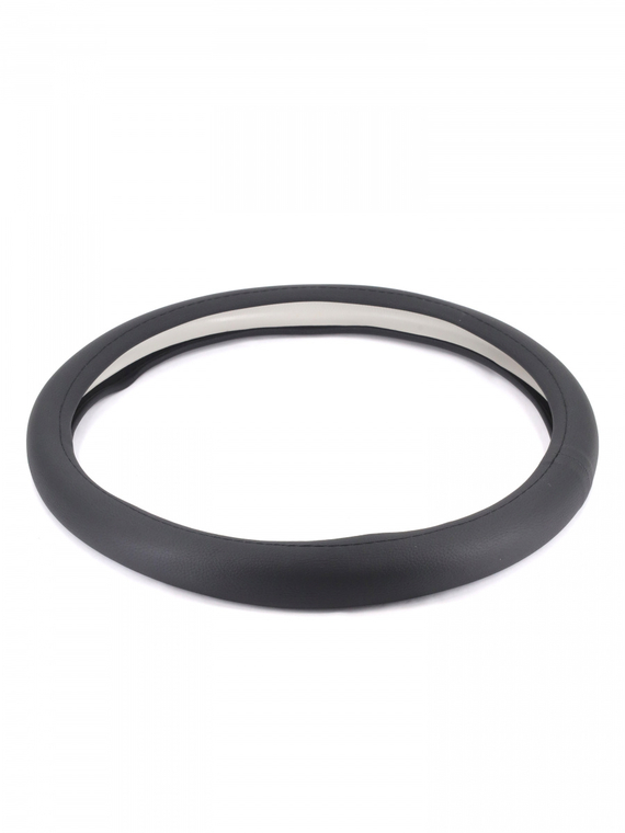 Оплетка руля RedMark экокожа, М размер, черный