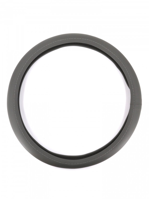 Оплетка руля RedMark экокожа перфорированная, М размер, серый