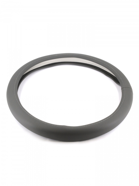 Оплетка руля RedMark экокожа перфорированная, М размер, серый