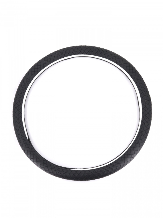 Оплетка руля RedMark экокожа, XL размер, косичка, черный