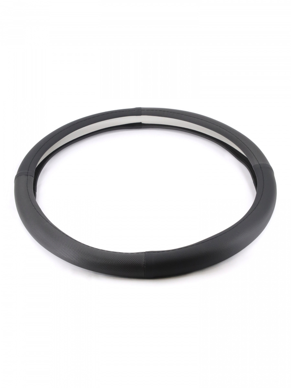 Оплетка руля RedMark комб. экокожа, XL размер, карбон-глад.черный