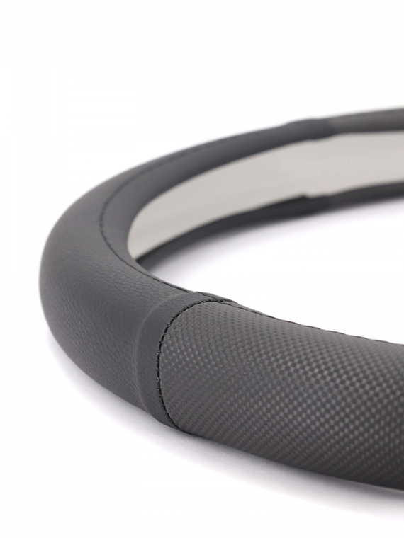 Оплетка руля RedMark комб. экокожа, XL размер, карбон-глад.черный