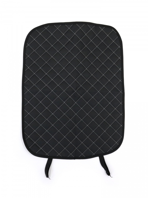 Накидка защитная на спинку сиденья экокожа ромб черный/белый RedMark