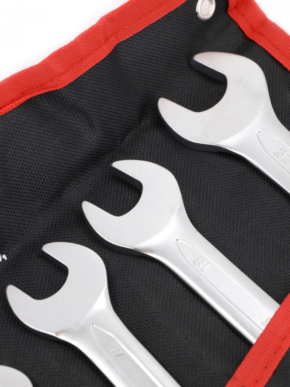 Набор ключей рожковых 8шт. (кт.)(6х7-20х22 мм) (холодный штамп) CR-V 