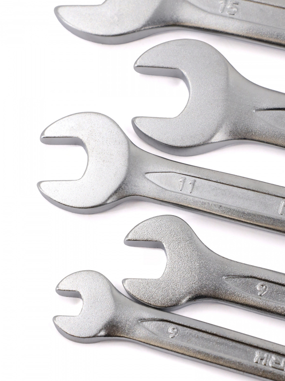 Набор ключей рожковых 12шт. (кт.)(6х7-30х32 мм) (холодный штамп) CR-V 