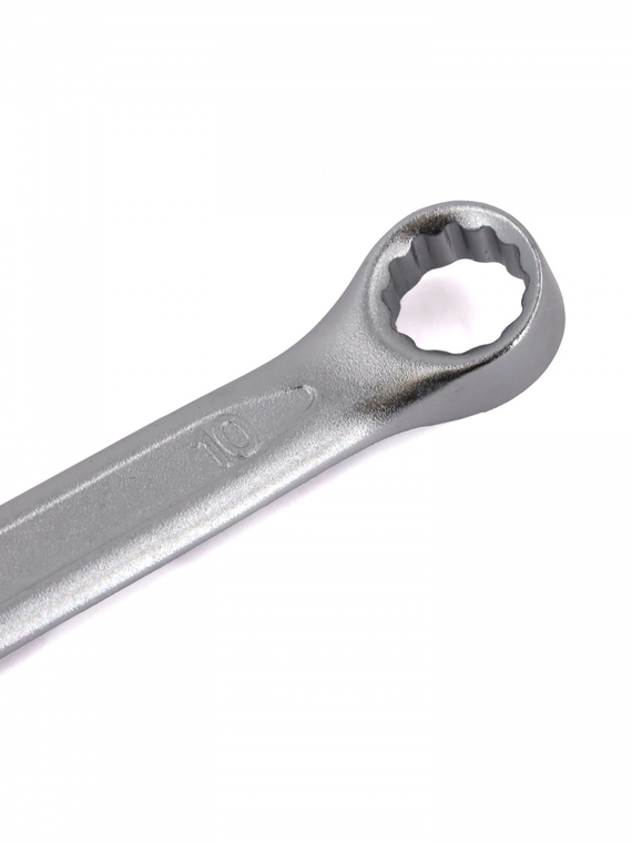 Ключ гаечный комбинированный 10х10 мм (холодный штамп) CR-V 