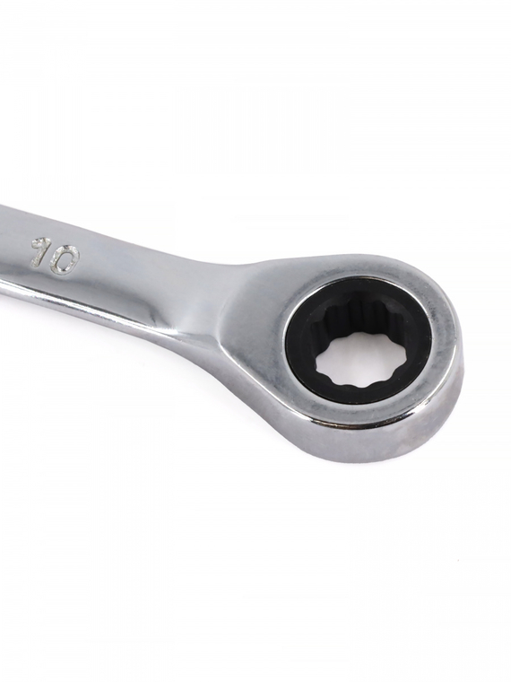 Ключ гаечный комбинированный трещоточный 10х10 мм Redmark