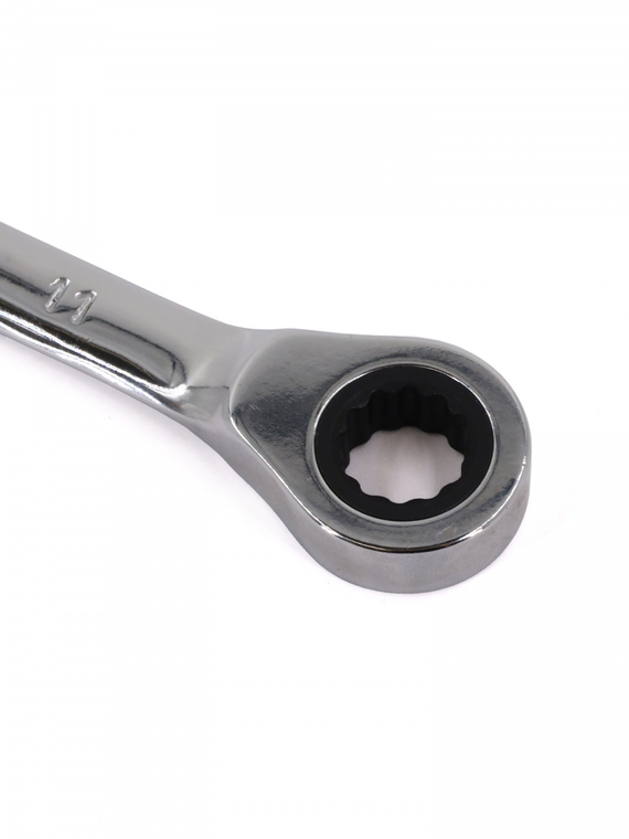 Ключ гаечный комбинированный трещоточный 11х11 мм Redmark